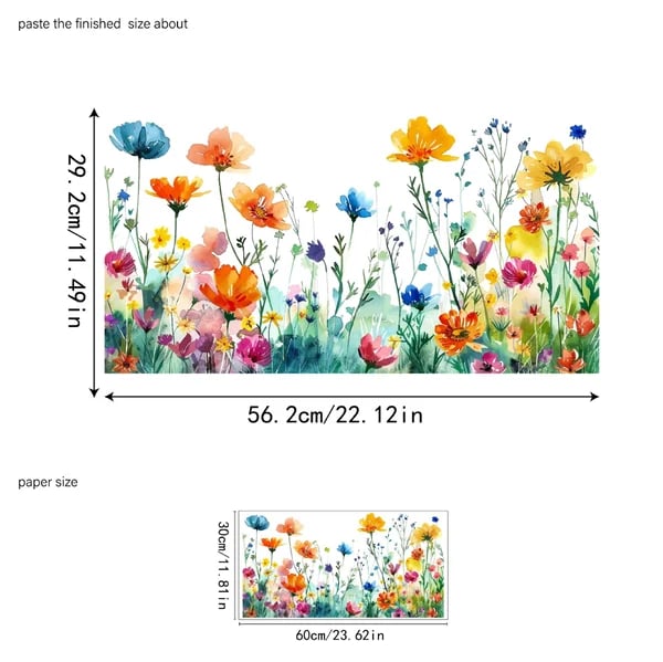 🔥Hot Sale 49% OFF - Colorful Floral Bouquet Window Sticker