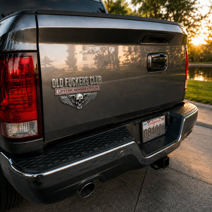 🔥LAST DAY 49% OFF- 💀OLD F*CKERS CLUB Metal Car Emblem