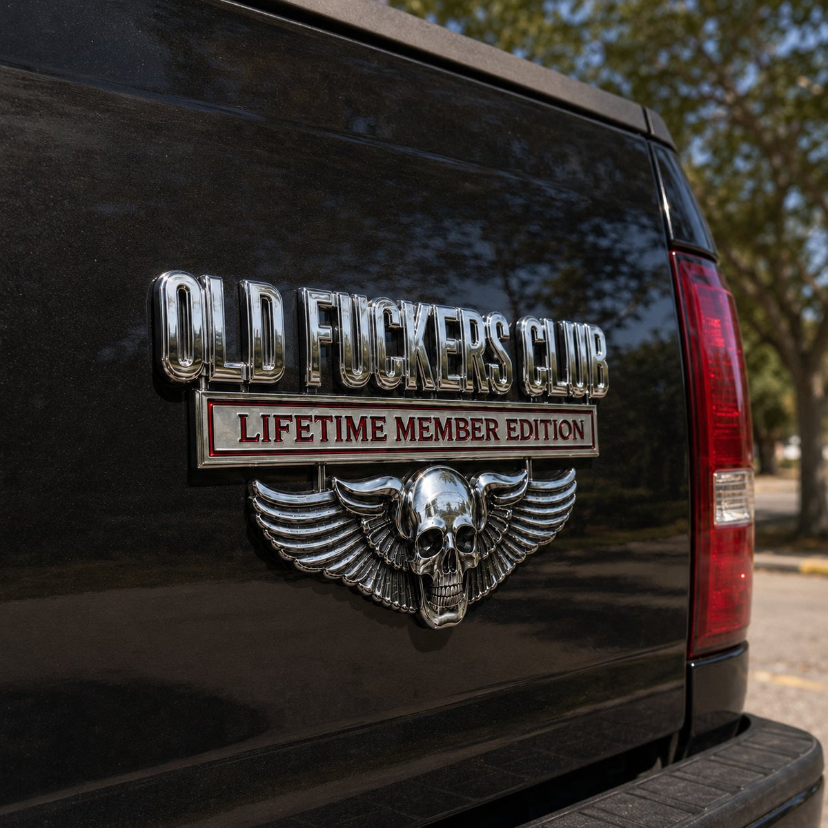 🔥LAST DAY 49% OFF- 💀OLD F*CKERS CLUB Metal Car Emblem