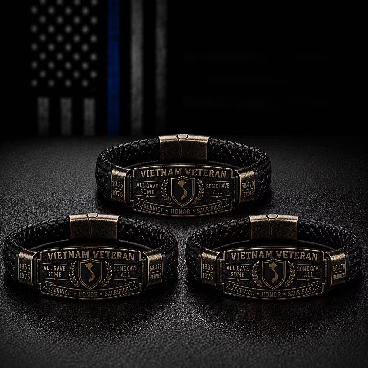 Last Day Promo: 49% OFF 🎖️ -Vietnam Veteran Honor Bracelet