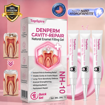 🔥TopSpire® DenPerm Cavity-Repair Natural Enamel Filling Gel