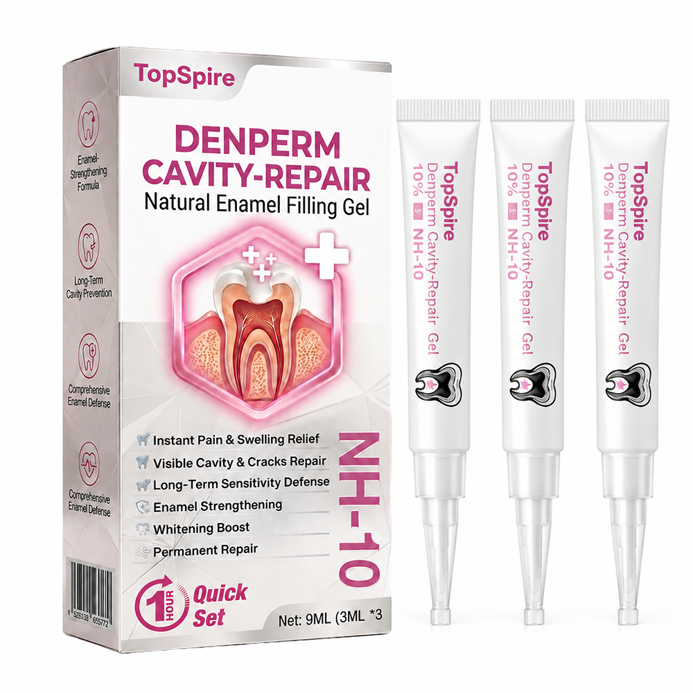 🔥TopSpire® DenPerm Cavity-Repair Natural Enamel Filling Gel