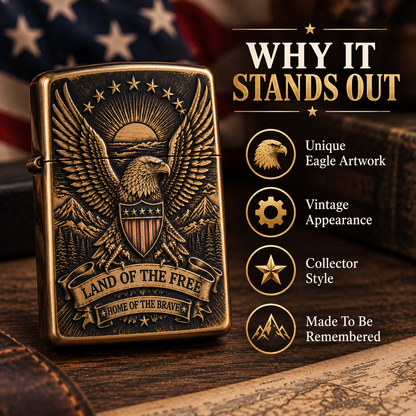 American Eagle Vintage Collector Lighter