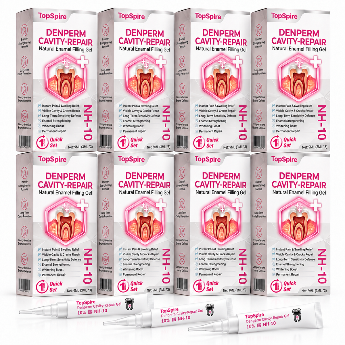 🔥TopSpire® DenPerm Cavity-Repair Natural Enamel Filling Gel
