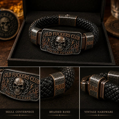 ☠️ Old Fuckers Club & Wild Freedom 🪓 | 2026 Limited Edition Vintage Bracelet