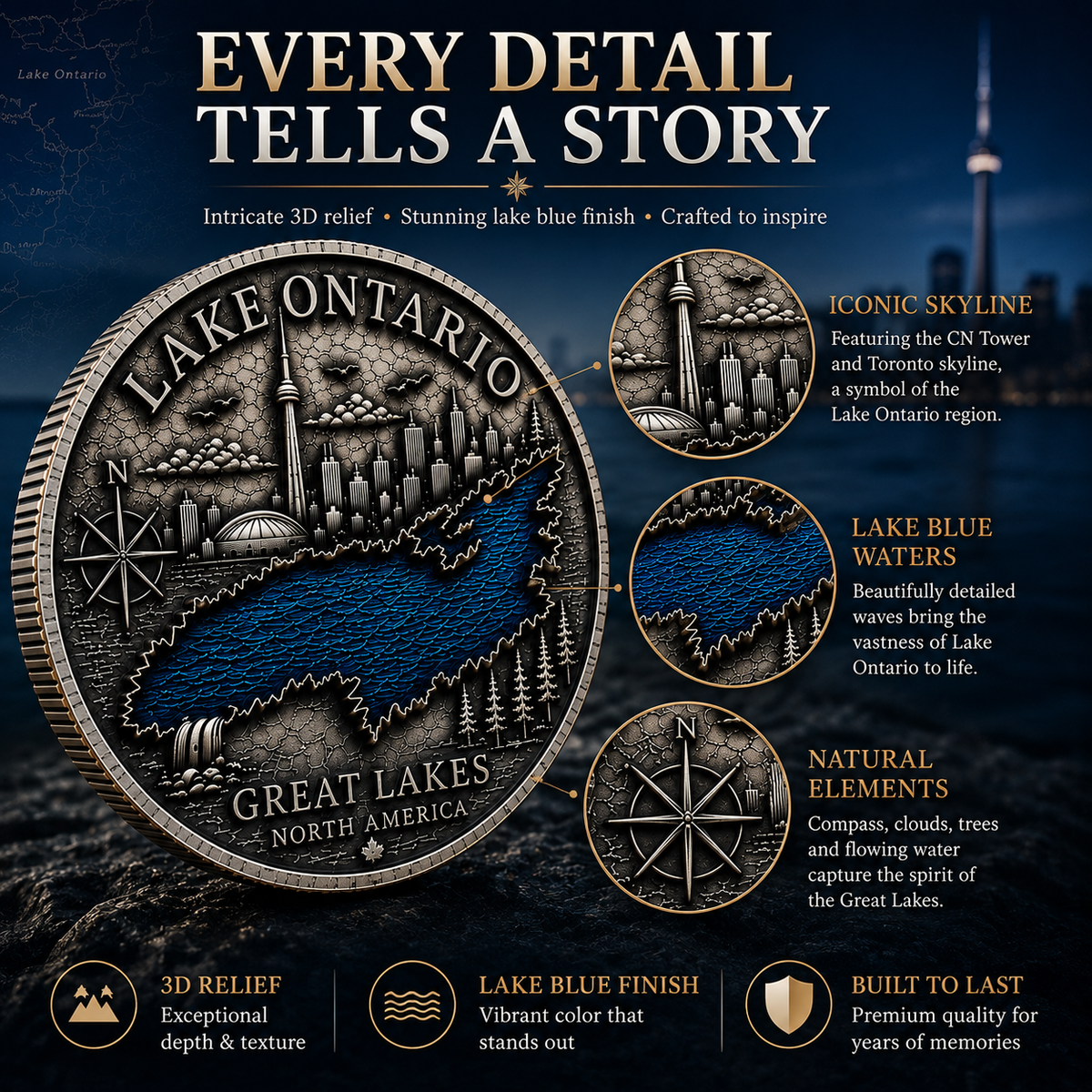 Lake Ontario Commemorative Coin – A Memory You Can Hold