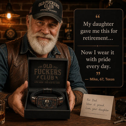 ☠️ Old Fuckers Club & Wild Freedom 🪓 | 2026 Limited Edition Vintage Bracelet