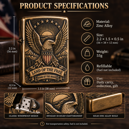 American Eagle Vintage Collector Lighter