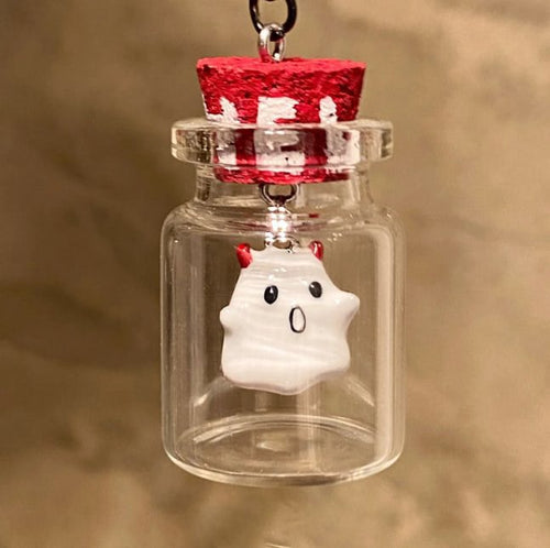 🔥Last Day 49% OFF - 👻Help Me Out Ghost Halloween Pendant Gift🎁
