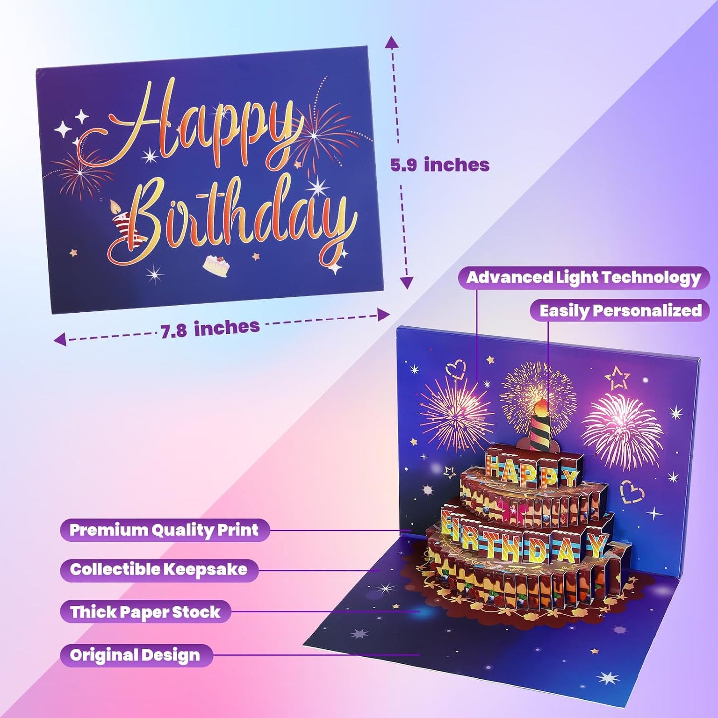 🔥Last Day 49% OFF - 🎂Pop up Happy Birthday Card