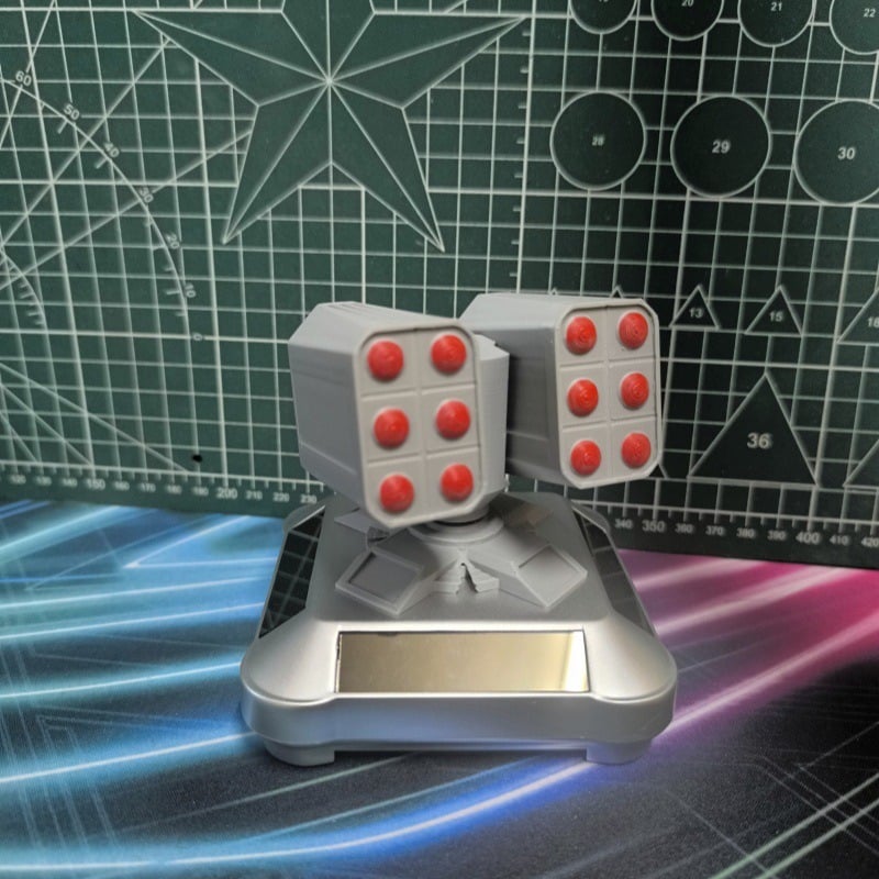 🔥LAST DAY 50% OFF - 3D-Printed Solar-Powered Military Model Rotating Ornament