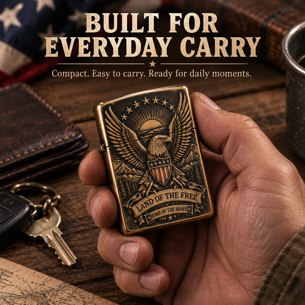 American Eagle Vintage Collector Lighter