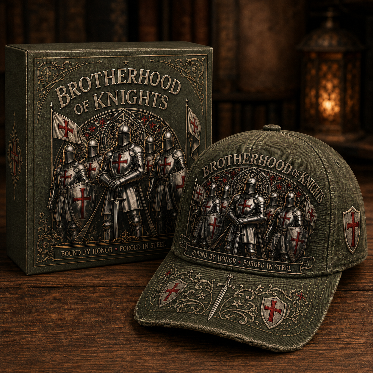 ⚔️ Brotherhood Of Knights Honor Cap