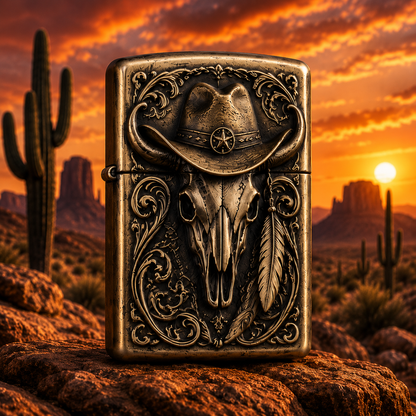 💀Skeleton Cowboy | Vintage Collector Lighter