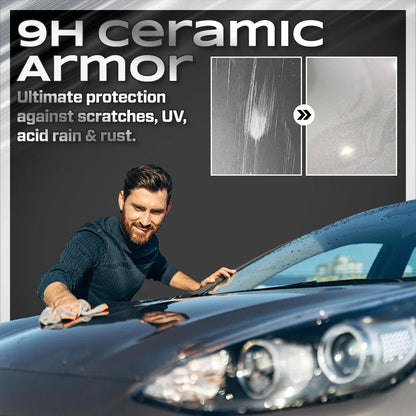 Titanium Ceramic Wax Cream — Mirror Gloss & Long-Lasting Protection in 15 Minutes