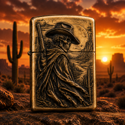 💀Skeleton Cowboy | Vintage Collector Lighter