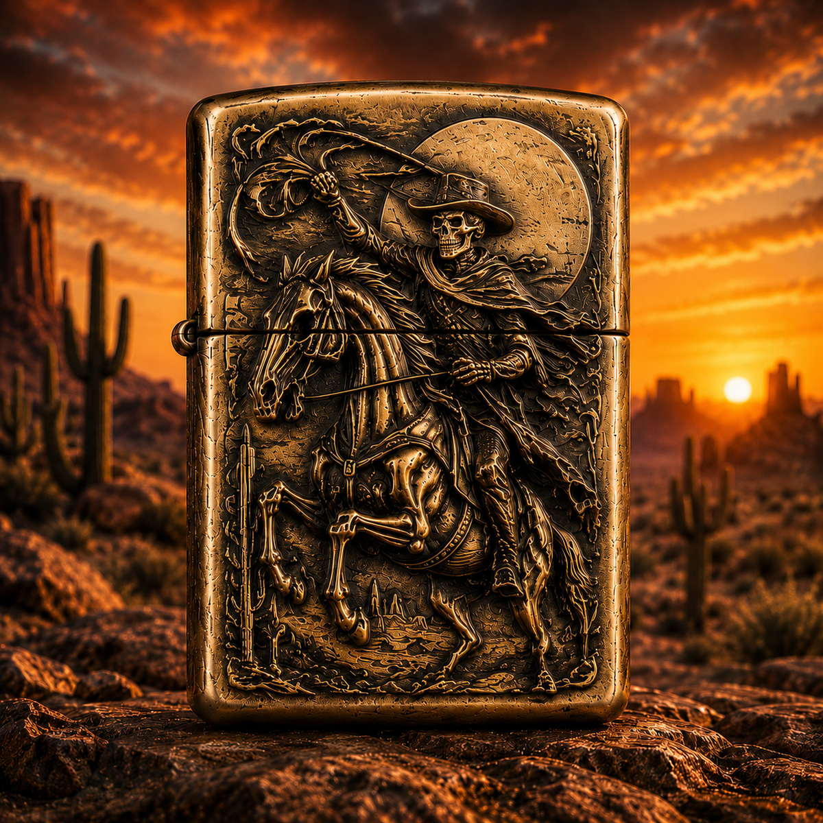 💀Skeleton Cowboy | Vintage Collector Lighter
