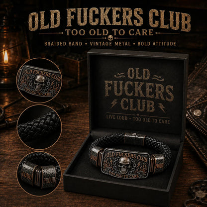 ☠️ Old Fuckers Club & Wild Freedom 🪓 | 2026 Limited Edition Vintage Bracelet