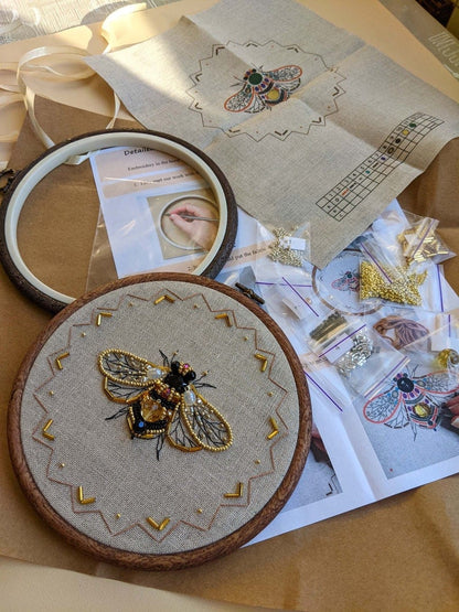Insect Bead Embroidery Kit