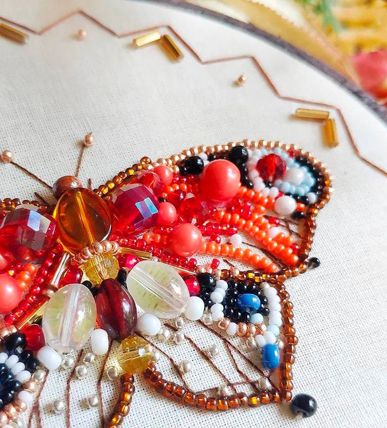 Insect Bead Embroidery Kit
