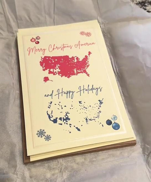 🔥Last Day 50% OFF -🎄2024 Merry Christmas America Card