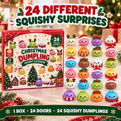 Natravor Christmas Dumpling Squishy Advent Calendar