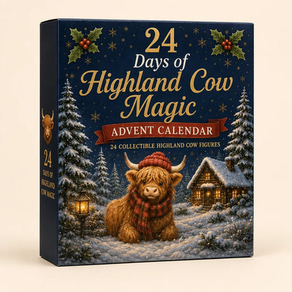 🔥LAST DAY 50% OFF-🐮 24 Days of Highland Cow Advent Calendar