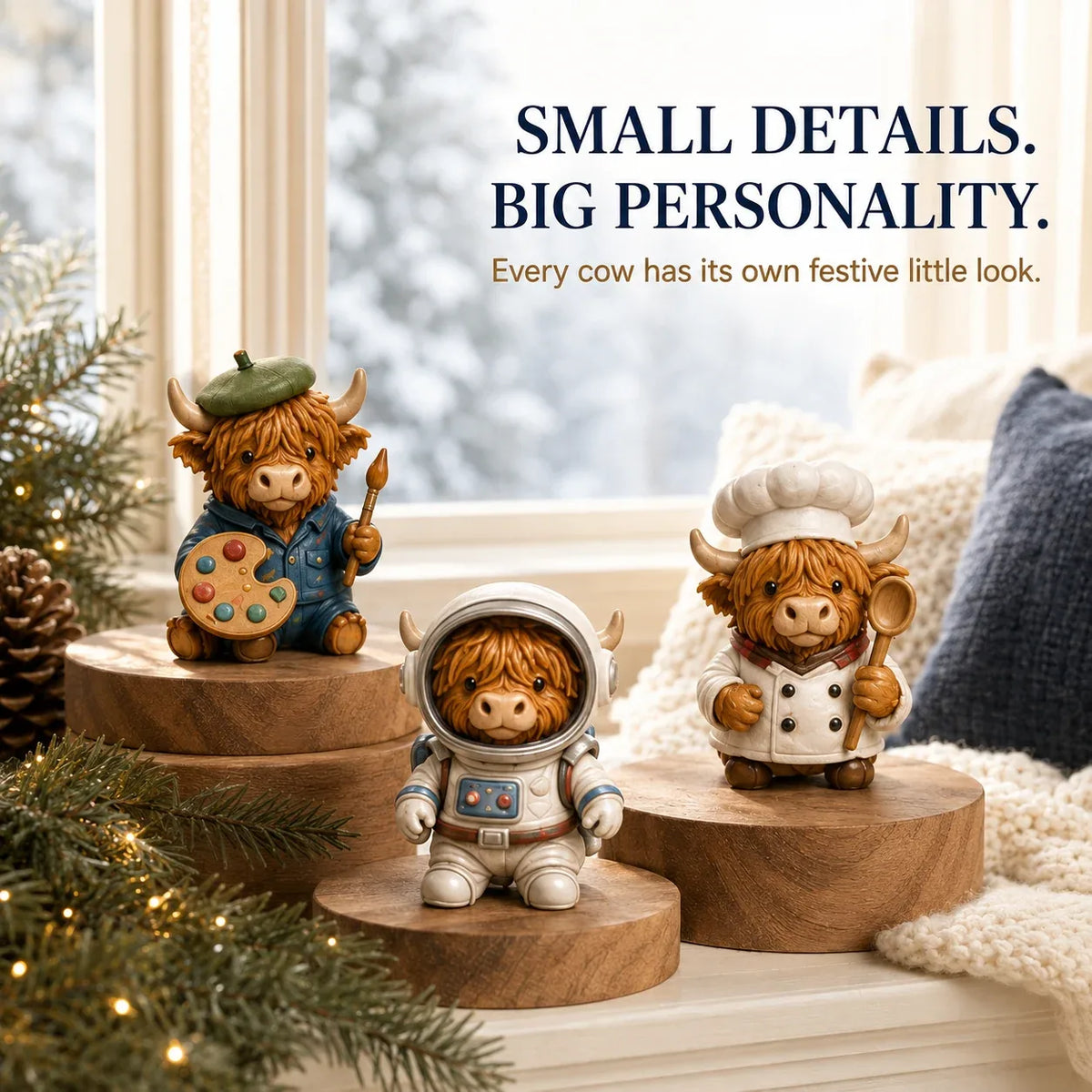 🔥LAST DAY 50% OFF-🐮 24 Days of Highland Cow Advent Calendar